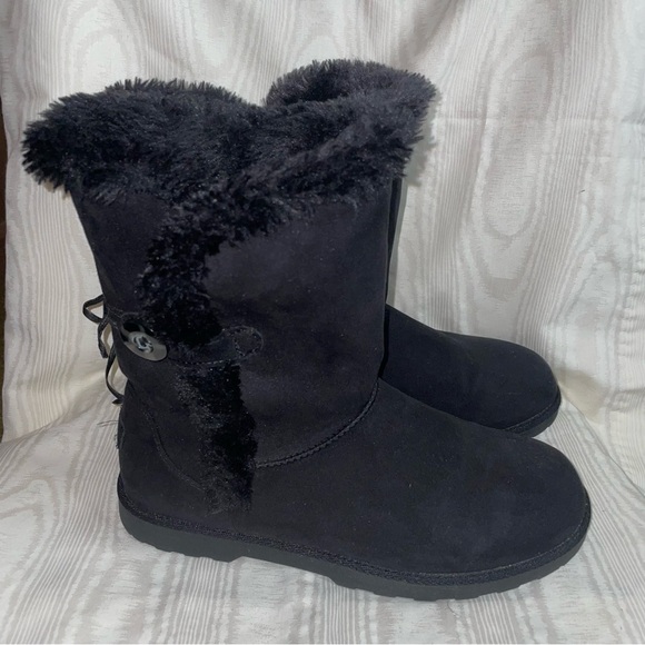 Makalu Women’s Black Winter Boots Size 8.5 - Picture 5 of 8
